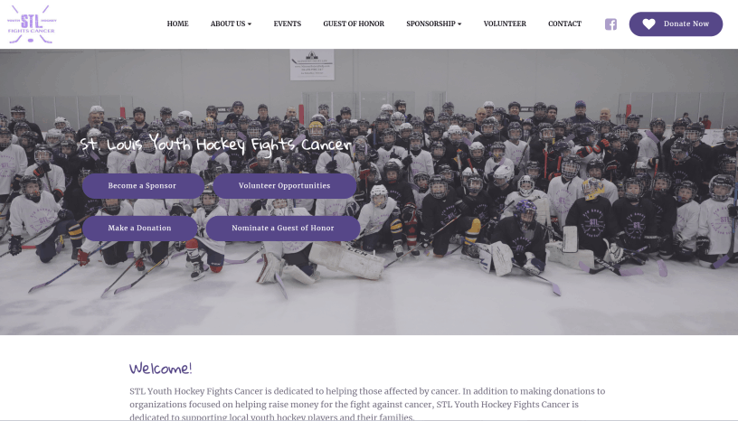 St Louis Youth Hockey Fights Cancer